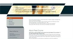 Desktop Screenshot of fleetcourier.com